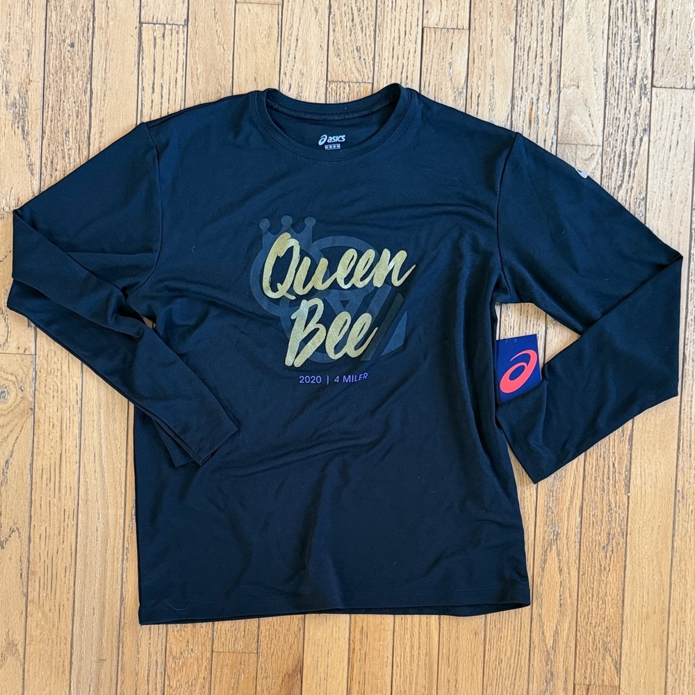 ASICS Black 'Queen Bee' 4 miler Long Sleeve Tee 2020